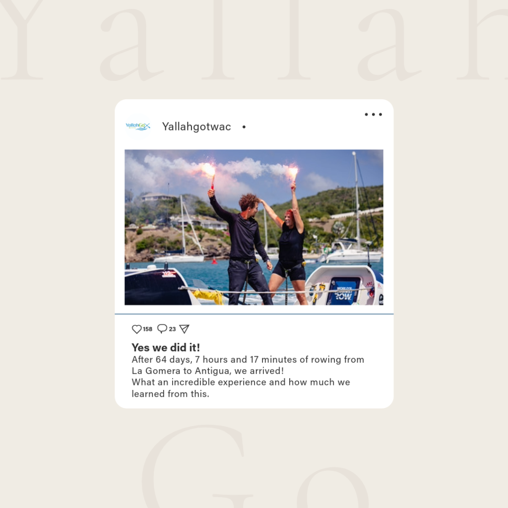 Sociale media YallahGo door Digipink