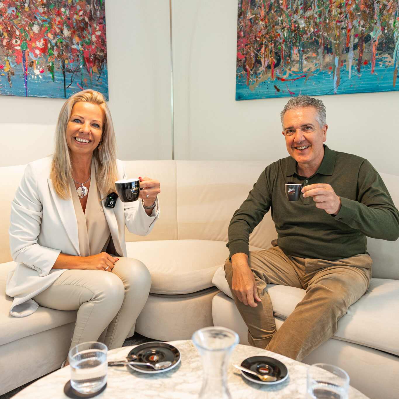 Annemie op de koffie met Giuilano, zaakvoerder van Cucina Tradizionale Italiana